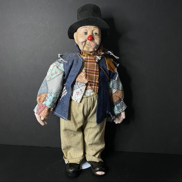 antique clown dolls value